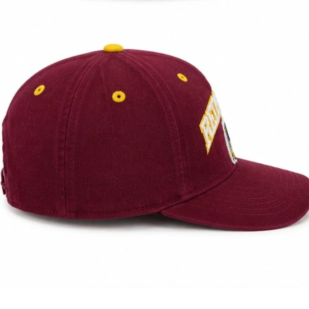 Mens‎ Vintage Washington Redskins Annco Corduroy Hat Burgundy Yellow NFL Cap